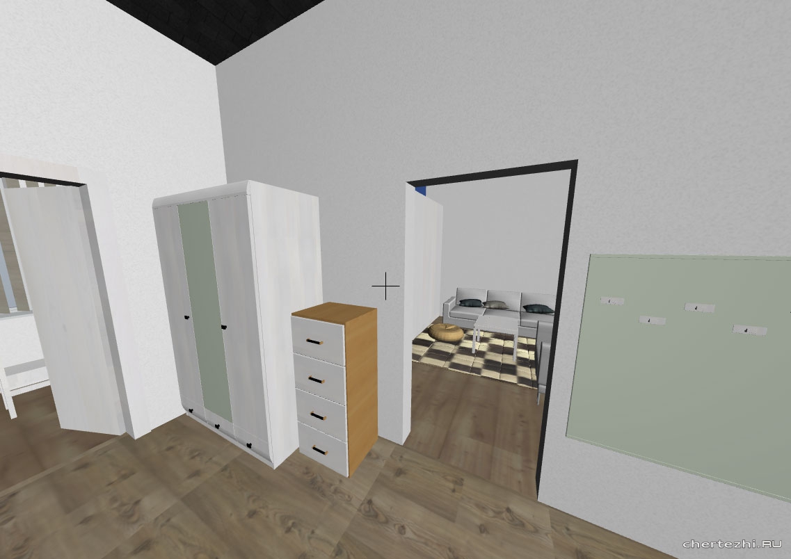 Дизайн проект дома (3D) в скандинавском стиле
