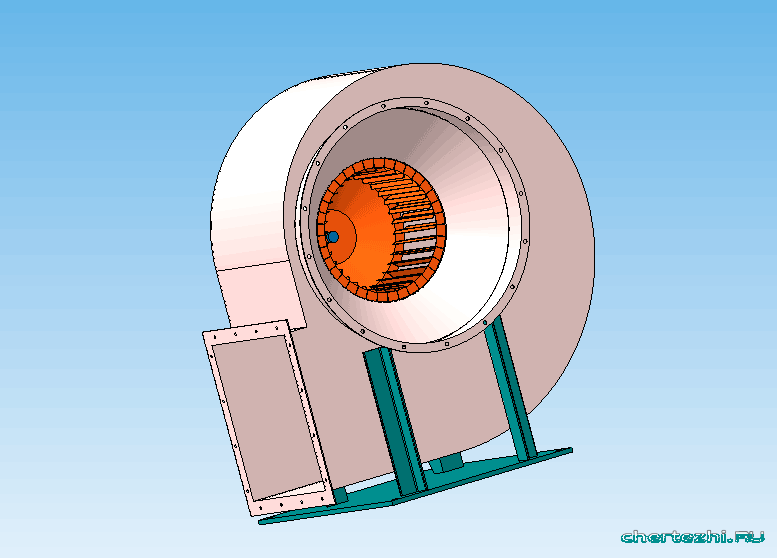 Вентилятор центробежный радиальный ВЦ 14-46-5
