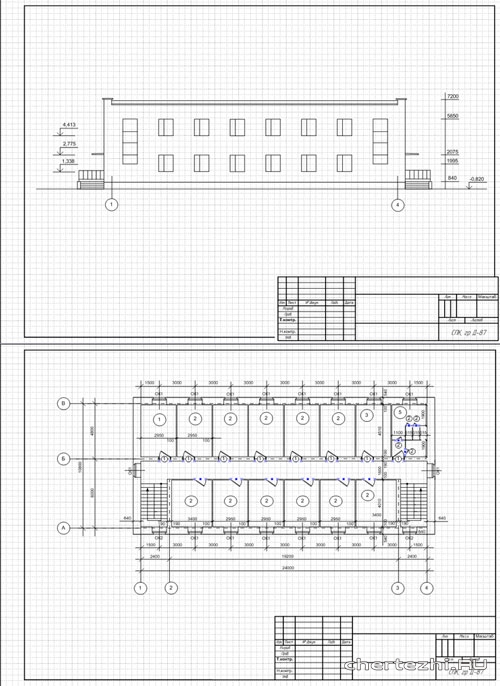 Курсовая работа: Проектирование двухэтажного спального корпуса дома отдыха Меркурий здания в Омской области