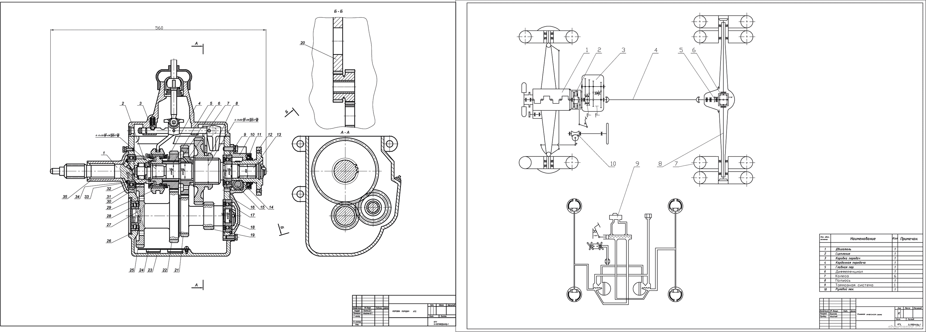 Курсовой проект - Проектирование коробки передач Икарус - 243