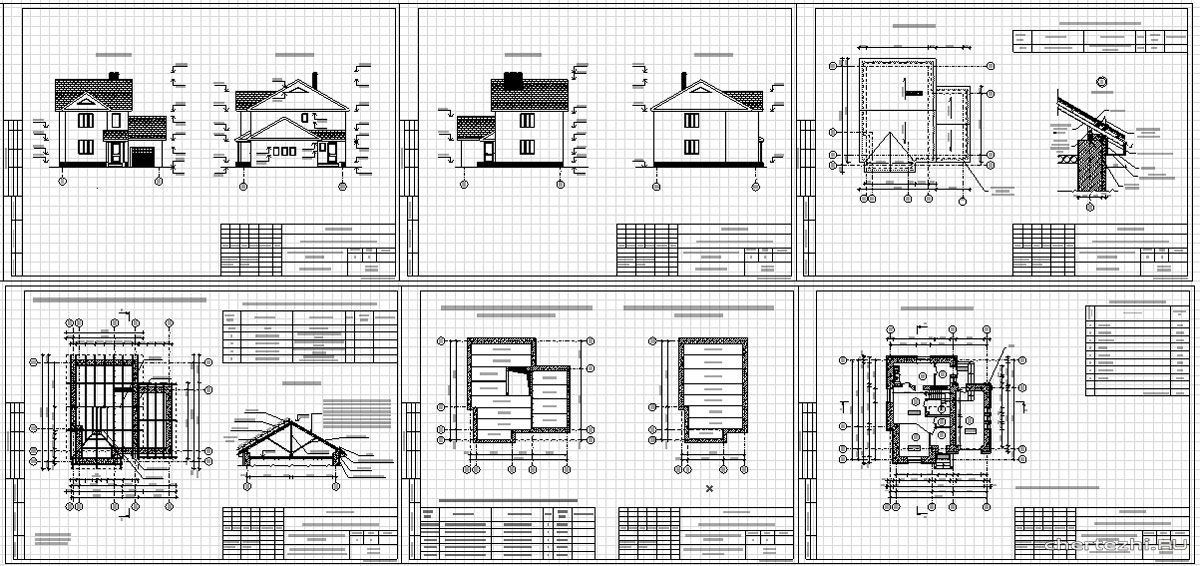 Курсовий проект - Проект 2-х этажного одноквартирного дома с гаражом г. Краматорск