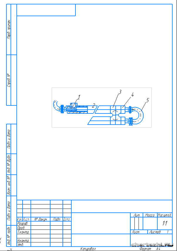 Курсовий проект (коледж) - Розрахунок теплообмінника труба в трубі для нагрівання 8 т / год