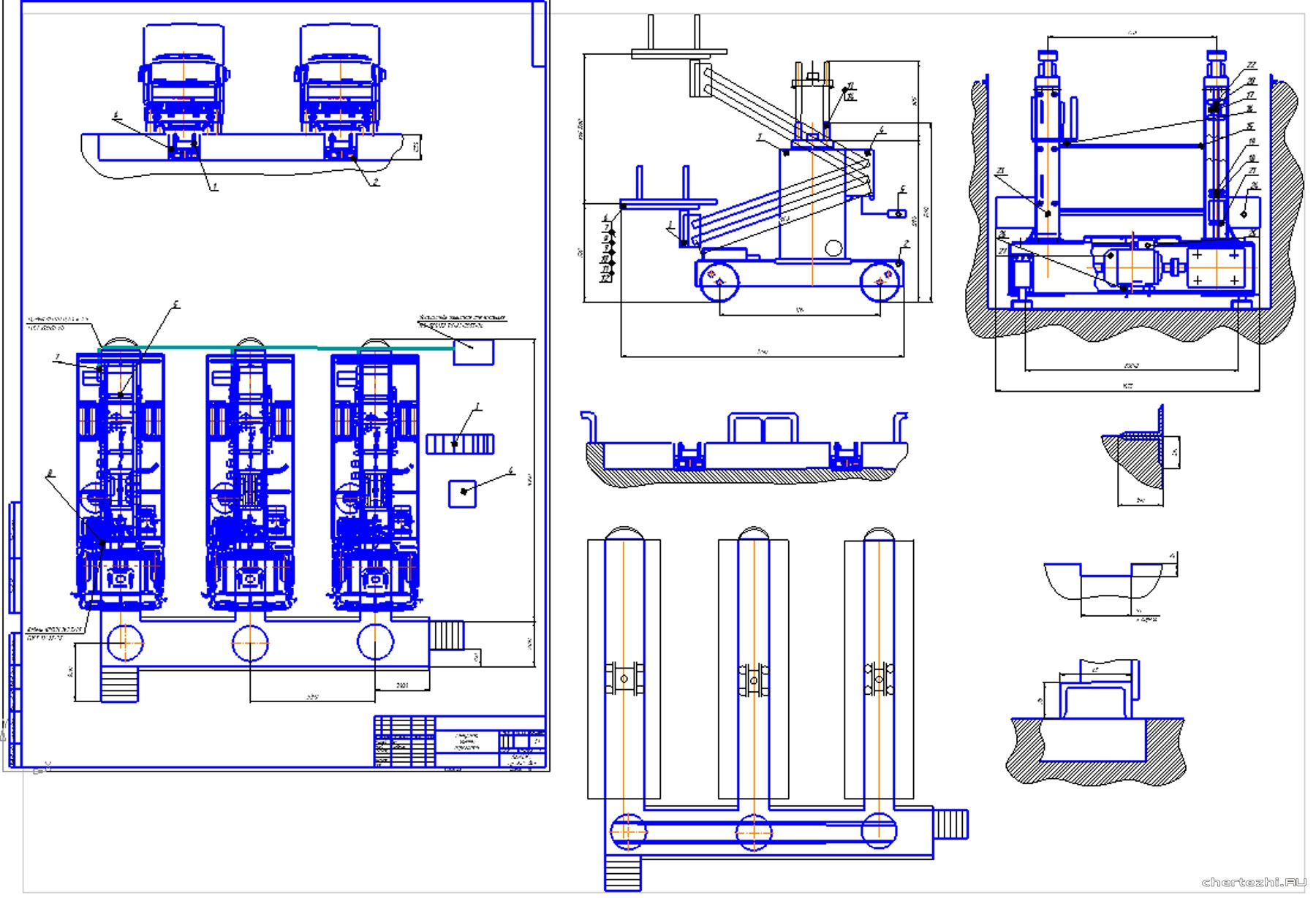 Курсовой проект - Расчет и проектировуание подъёмника - манипулятора канавного модели ПМГЛ - 9